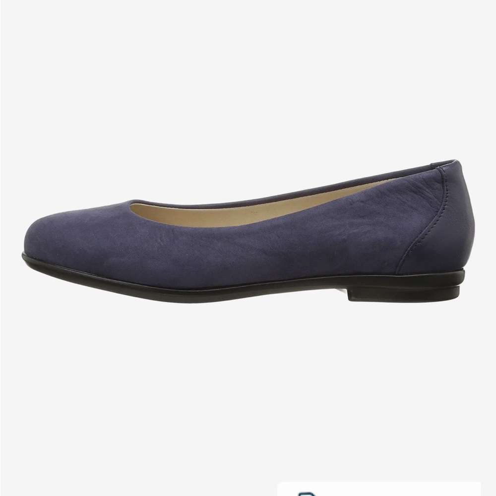 SAS Scenic Flat Cosmic Blue Leather Women Shoes Size 9 1/2 WW - Picture 2 of 11